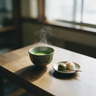 抹茶と和菓子