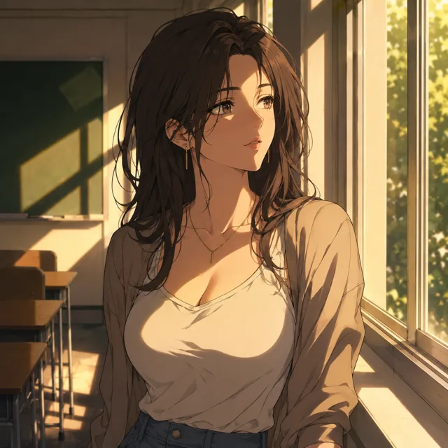 アニメ調の作例